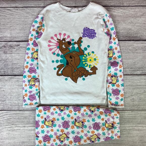 Vintage 1990s Scooby-Doo Cartoon 2pc Sleep Set - Picture 1 of 5